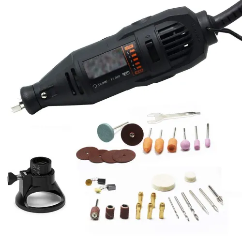 Image of DIY Crafts Electric Power Tools Drill Rotary Tool 140 Pcs Accessories DIY Tools for DIY Works with Rotary Accessorie (De