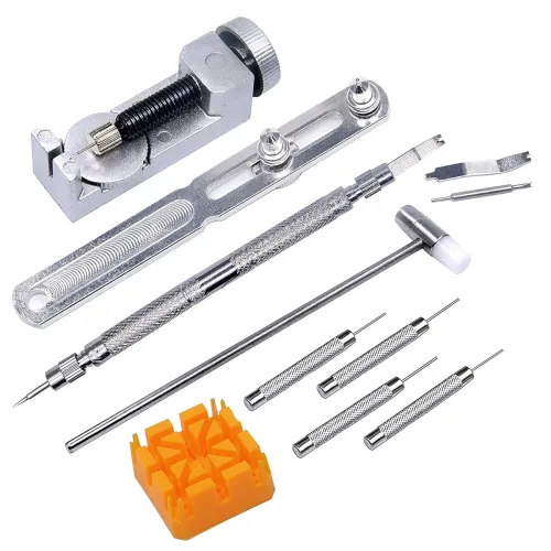 Image of DIY Crafts Design # No 1, Pack Of Tool Set, Watch Repair Tool Kit Watch Band Repair Tool Strap Linking Pin Remove(Design
