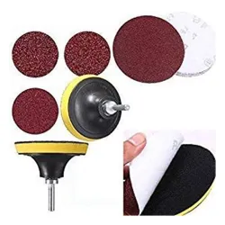 DIY Crafts Pack Of 30 Pcs, Sand Paper + Backer Pad + M10 Nut, 3'' inch Sandpaper Disk with 3'' inch Backer Pad M10 Drill (Pack Of 30 Pcs, Sand Paper + Backer Pad + M10 Nut)