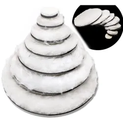 DIY Crafts 4-inch Felt Polishing Pad (Pack of 2)
