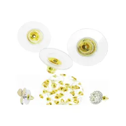DIY Crafts Bullet Clutch Earring Backs 25PCS