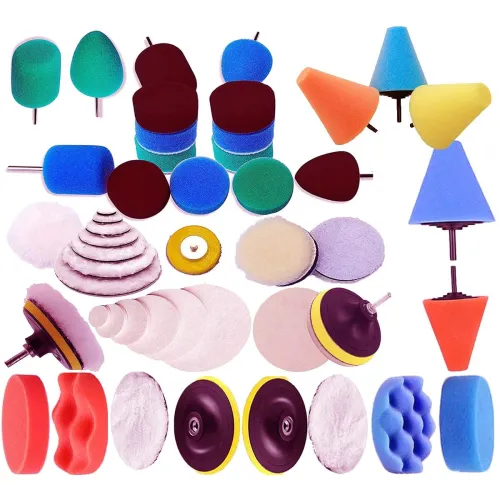 Image of DIY Crafts Felt Fur & Sponge Buffing/Waxing Pad (Set of 75)
