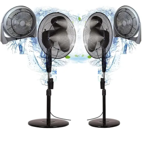 Image of Diy Crafts India Fan Water Misting Cooling System Kit 10-Piece Set
