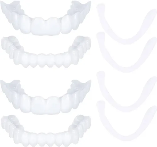 Image of Dizibay Snap-On Veneers Dentures, 2 Pairs, Po1