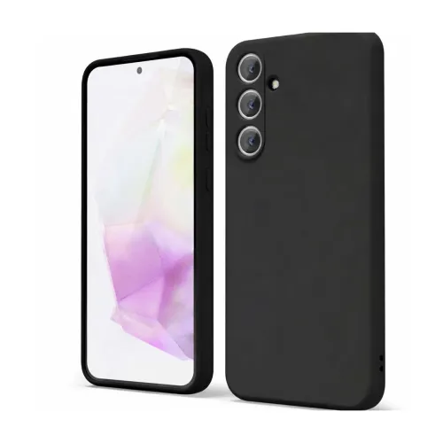 Image of DIZORO Microfiber Candy Case for Samsung A55, Black