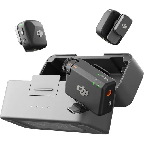 Image of DJI Mic Mini Wireless Microphone Dual Transmitters Receiver