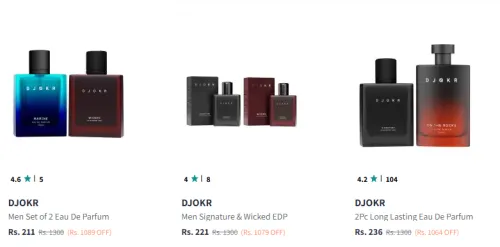 Image of Djokr Perfumes Upto 80% Off