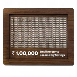 DK Home Wooden Money Saving Box