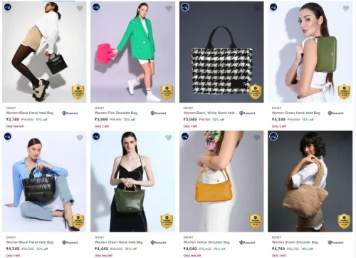 Image of DKNY Handbags at minimum 75% Discount