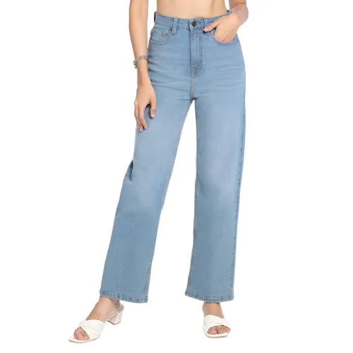 Image of DL Woman Indigo Solid Jeans