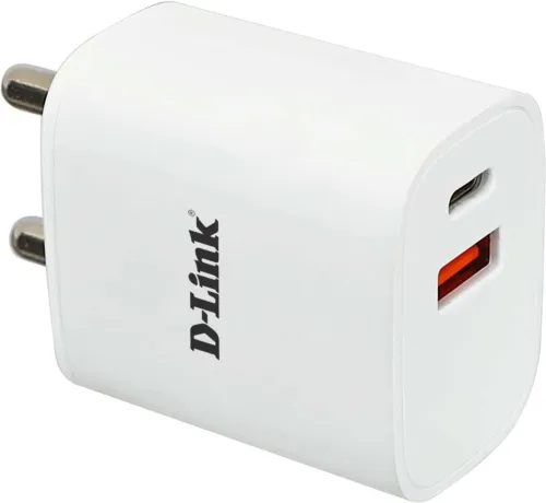 Image of D-Link 33 W Quick Charge 3.6 A Multi-pin Wall Charger for Mobile (White, Cable Included)