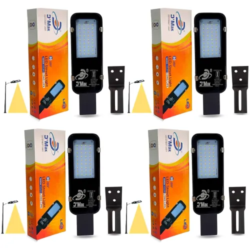 Image of D’Mak 24W Waterproof LED Street Light Pack of 4