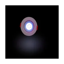 DMak 3W Blue Round LED COB Light