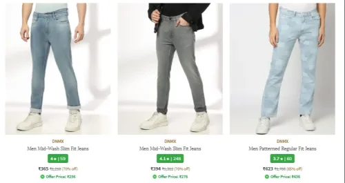Image of dnmx jeans starting at ₹ 365