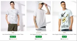 DNMX Men Typographic Print T-Shirt Upto 80% Discount
