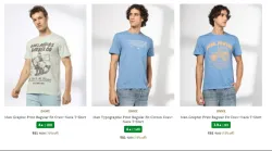 DNMX Mens T-shirts Starting at ₹81