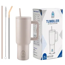 DOCAT 1200ML Stainless Steel Tumbler with Lid and Straw