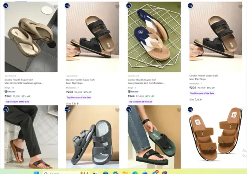 Image of Doctor Health Super Soft Men’s Slippers & Flip Flops at minimum 90% Discount
