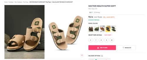 Image of DOCTOR HEALTH SUPER SOFT Men Slip-On