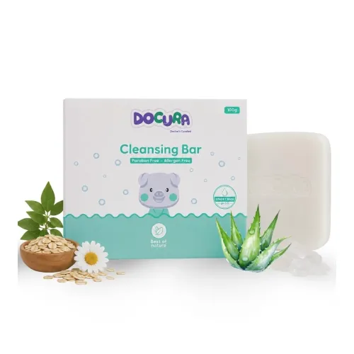 Image of Docura Baby Cleansing Bar pH 5.5 Soap-Free Sensitive Skin