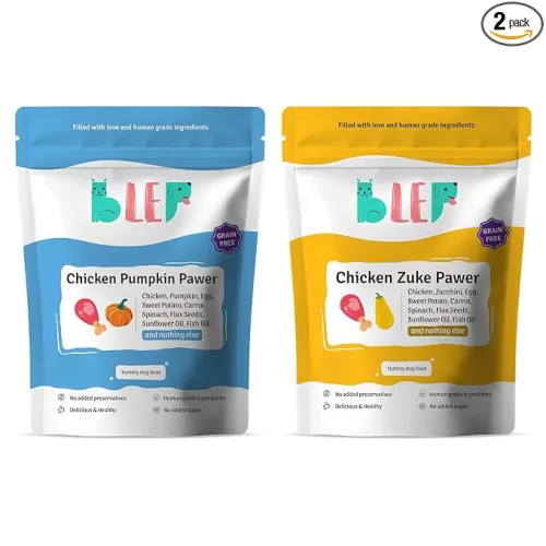 Image of BLEP Wet Dog Food Chicken with Zucchini & Pumpkin Gravy (2x300g, 600g)