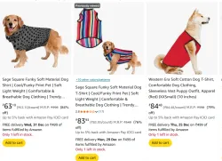 Dog T-Shirt @ Starting ₹63