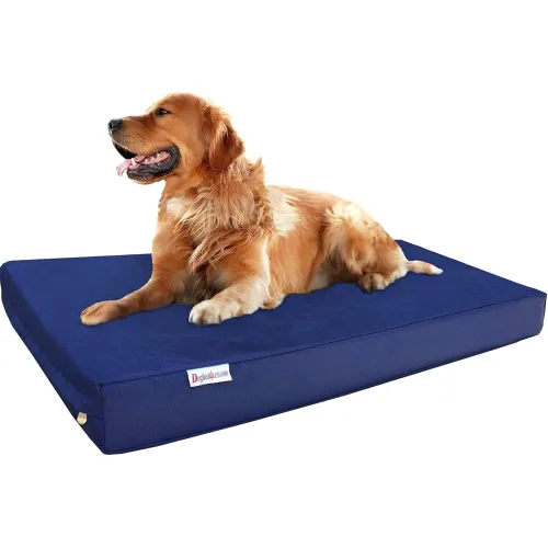 Image of Dogbed4less Orthopedic Dog Bed with Memory Foam for Pet, Waterproof Liner