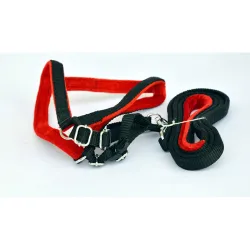Dogista Imported Mukhmal Harness Set – Small (0.75, Assorted Colors)