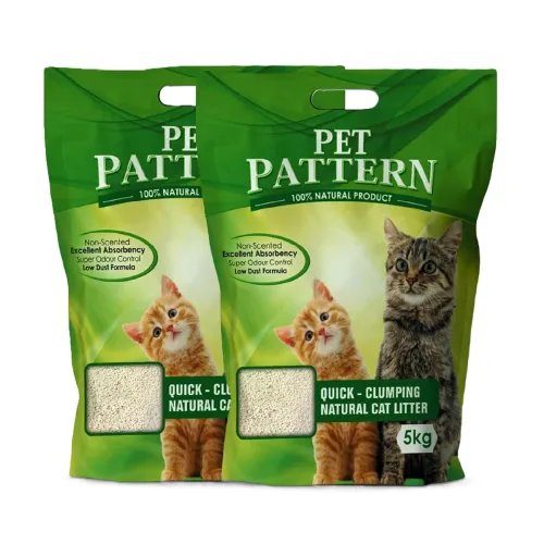 Image of CAT Litter Sand for CAT 10KG, 99.99% Dust Free, Fast Clamping Natural Cat Litter 10kg (CAT Litter 5KG X 2 - Non Scented)