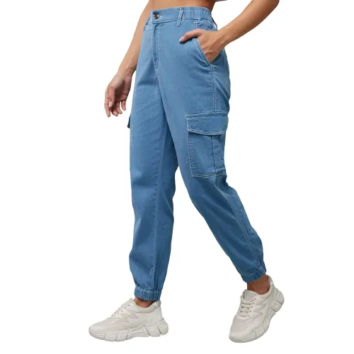 Image of Dolce Crudo High Rise Wide Leg Jeans for Women
