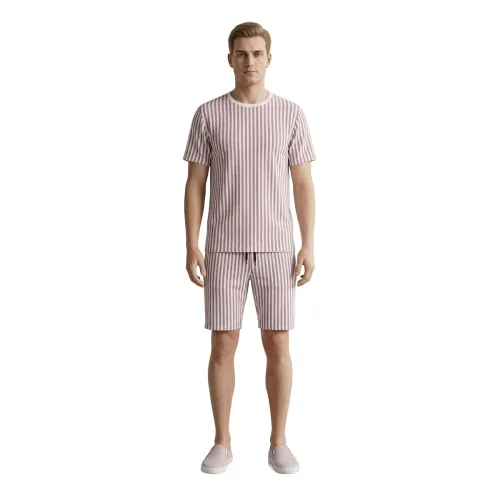 Image of Dollar Men Co-Ord Set Polyester Shorts + T-Shirt