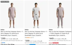 Dollar Men's Co-ord Set Starting at ₹299