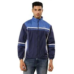 Dollar Mens Polyester Colourblock Windcheater Jacket 