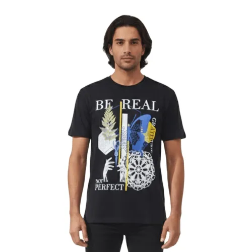 Image of Dollar Men's Pack of 1 Printed Non Zipper Round Neck T-Shirt