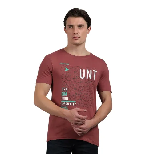 Image of Dollar Pack of 1 Cotton Printed Men Tshirt