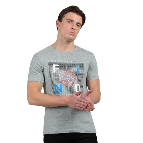 Image of Dollar Pack of 1 Cotton Printed Men Tshirt