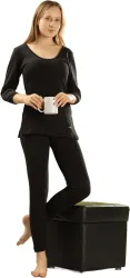 Dollar Ultra Dollar Ultra Thermal Solid Full Sleeve Round Neck Women Top