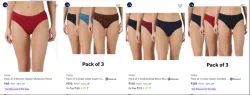Dollar Womens Panties at up to 61% Discount
