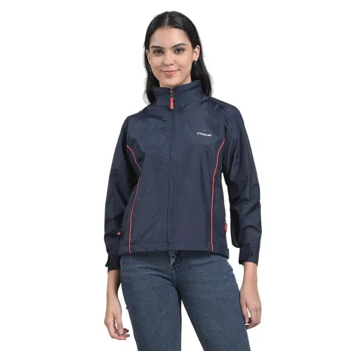 Image of Dollar Women's Polyester Solid Windcheater Jacket 