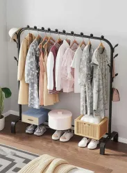 Domera 4-Tier Steel Floor Cloth Dryer Stand