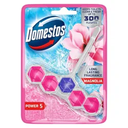 Domestos Toilet Cleaner – Pink Magnolia | Floral Fragrance | Germ-Kill & Stain Removal | 50ML