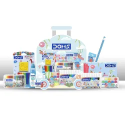 Doms Art On Wheels Assorted Stationery Items Gift Pack