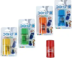 DOMS ErasNer Eraser + Sharpner Blister Pack, So4