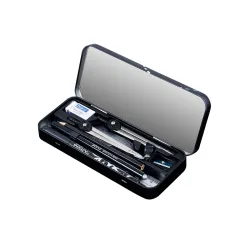 DOMS GEOTRON Geometry Box and Mathematical Drawing Instruments 12 Instruments Included 