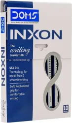 DOMS Grip 2011 Ball Pen (Pack of 10, Ink Color - Blue)