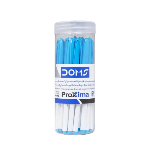 Image of Doms Proxima Ball Pen Jar Pack, 25 Pens 