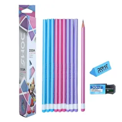 Doms Zoom Pencil Pack Of 50 (Free Eraser & Sharpner )