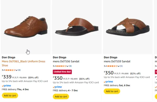 Image of Don Diego Footwears Upto 89% Off 
