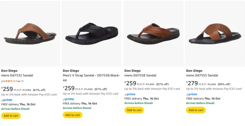 Image of Don Diego Men's Footwears upto 89% Discount