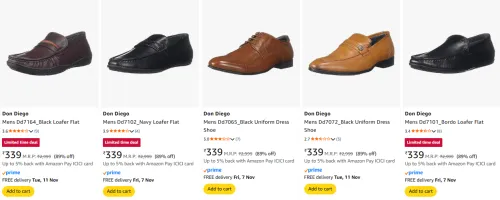 Image of Don Diego starting @ ₹339